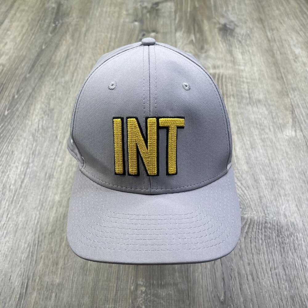 Pukka Inc Headwear Gray Adjustable Hat Cap INT Yellow